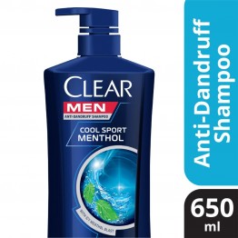Clear Men Shampoo Cool Sport Menthol Anti Dandruff 650ml